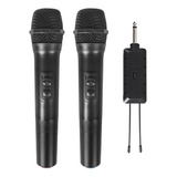 2x Handheld Sistema De Microfone Sem Fio Para Karaoke Casa,