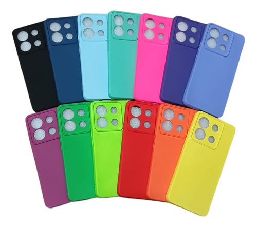 Funda Silicona Case Para Redmi Note 13 Pro 5g + Vidrio 9d