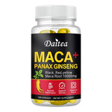 Maca Negra,roja Y Amarilla  120 Cápsulas De 10000mg