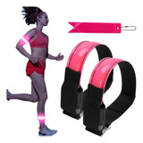 2 Pulsera Led Correr Luz Reflejante Banda Deporte Accesorio