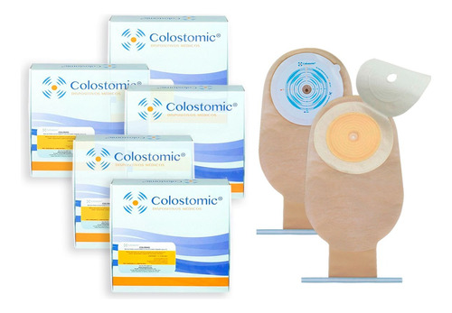 Bolsa Colostomia Recortable 15-64mm Adulto 50 Pzas Drenable