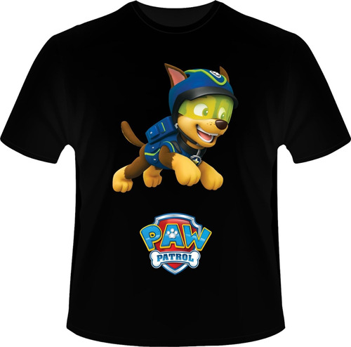 Playera Paw Patrol Chase Marshall Varios Modelos Personaliza