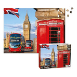 Quebra-cabeça Londres Reino Unido P/ Adulto Familia 1000pcs