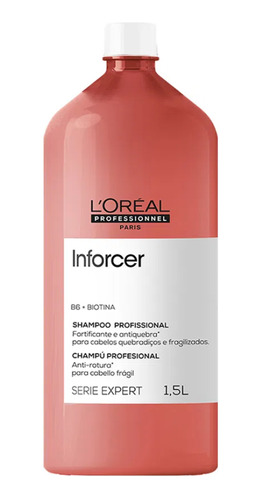 L'oréal Inforcer B6+biotina - Shampoo 1500ml