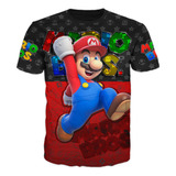  Camisetas Super Mario Bros Para Niños Y Adultos