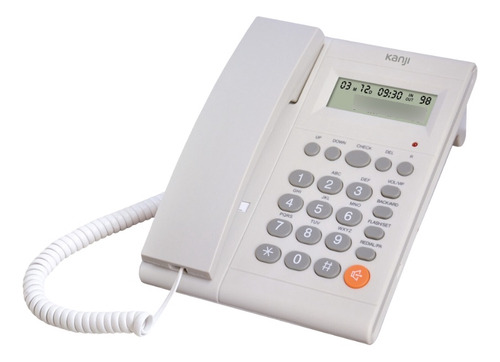 Teléfono Fijo De Mesa Kanji Identificador Números Grandes  