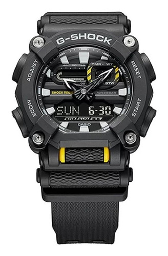 Reloj Casio G Shock Ga900-1a Militar Industry  Black