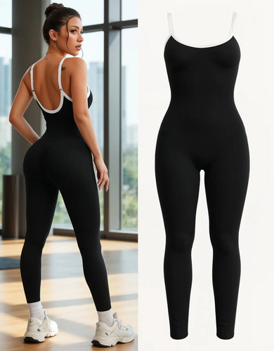Mono Deportivo Sin Manga Urbansport Mujer Largo Jumpsuit | Meses sin interés