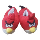 Pantufla De Peluche Angry Birds Mujer Hombre Niño Abrigado