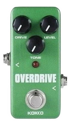 Pedal De Efeito Kokko Mini Overdrive Fod3  Verde