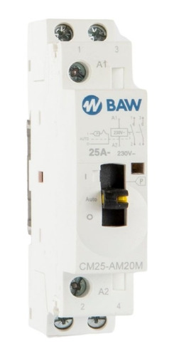 Contactor Modular Automático Baw 25a 230vca 2 Na - Baw