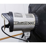 Flash De Estudio Elinchrom, Sofbox Y Columna Alt 2,40