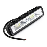 Farol Barra Super Led Moto Carro Caminhão 9v-60v Bivolt 18w