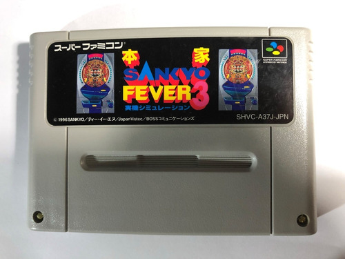 Juego Nintendo Super Famicom Sankyo Fever 3