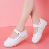 Zapatos De Enfermera De Mujer Blancos Con Suela Blanda 39