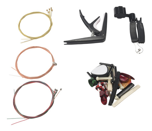 Kit De Accesorios Para Guitarra Con Capotraste, 34 Piezas