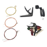 Kit De Accesorios Para Guitarra Con Capotraste, 34 Piezas