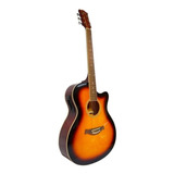 Guitarra Electroacustica Zaragoza Za-521 Sunburst + Funda