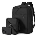 Mochila Antirrobo Carga Usb Quanna Escolar Portátil Casual 3