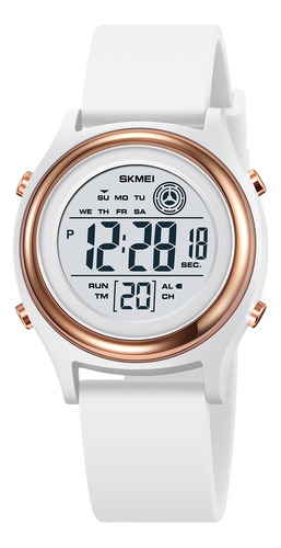 Reloj Mujer Skmei 2094, Digital, Moda, Luz, Alarma, Luz Led.