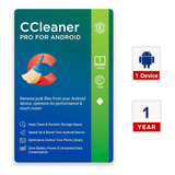 Ccleaner Pro Para Android  2024  - 1 Dispositivo - 1 Año