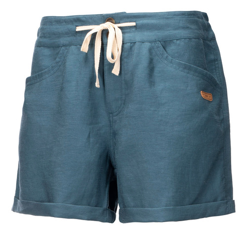 Short Mujer Lippi Lino Azul V20