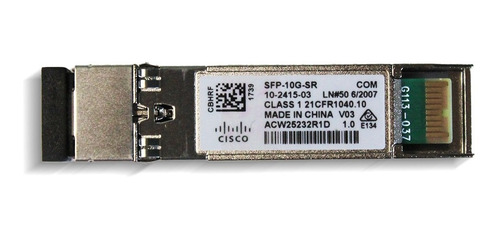 Cisco Modulo Sfp-10g-sr Nuevo Original Blister Holograma