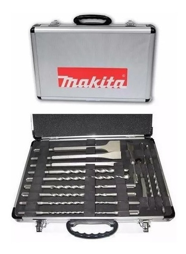 Set Mechas Cincel Makita Rotomartillo Sds Plus 17 Acc 19180