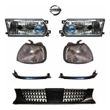 Kit Tsuru Iii 92-17 Faros Cuartos Biseles Parrilla Y Emblema