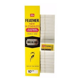 200 Hojas Feather New Hi-stainless Doble Filo Hoja Afeitar