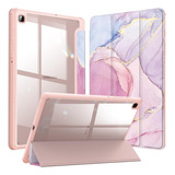 Funda Para Galaxy Tab A7 Lite T220 Smart Marmol Rosa