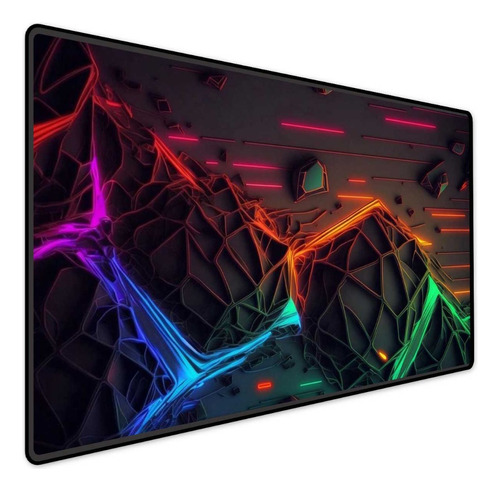 Mousepad Gamer Speed Extra Grande 90x50 Neon Abs Colors