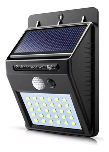 Foco Led Solar Exterior Con Sensor De Movimiento - Luz Solar