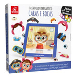 Jogo Montessori Pedagógico Magnético Caras E Boca P/ Criança