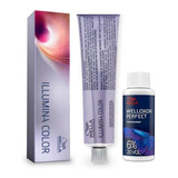  Kit Tinte 60 G + Oxidante 20 Vol 60 Ml Ilumina Color Wella Tono 5/43