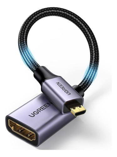 Ugreen Adaptador Micro Hdmi A Hdmi Macho Hembra 1080p 3d 4k