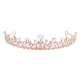 Muyier Tiara For Niñas, Corona De Novia Pequeña