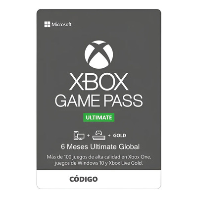 Tarjeta Xbox Game Pass Ultimate 6 Meses | Envío gratis