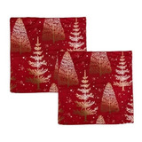 X2 Funda Navidad Cojin Fundas Cojines Navideños Decorativas