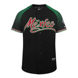Jersey Beisbol Serie Caribe Mazatlán Mexico Verde Negro Sub