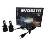 Focos Led Tricolor Evolum Flame H7 14000 Lumenes 50w