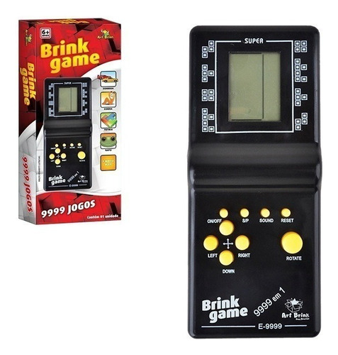 Video Game Mini Brick Portatil Antigo Retro Classico Jogos