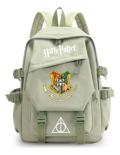 Mochila Escolar Con Estampado De Harry Potter Color Índigo