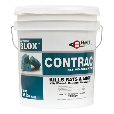 Contrac Blox 1.8kg Cebo Raticida Veneno Mata Ratas Ratones