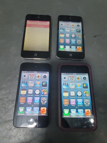 4 Ipods A1367 32gb Ios 6.1.6