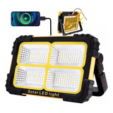 Foco Recargable Led Camping Lampara Emergencia Focos Solares