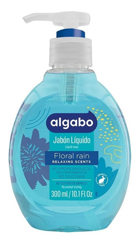 Jabón Líquido Floral Rain 300ml Algabo