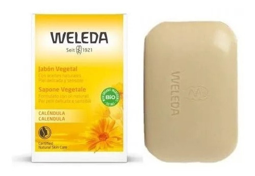 Jabon Vegetal De Calendula 100 Gr Weleda