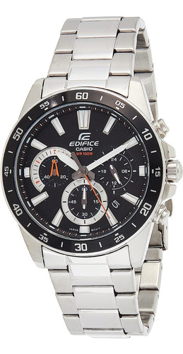 Reloj Casio Edifice Crono Fecha Efv-570d-1a 100% Original 