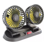 Ventilador Para Carros Plegable Doble Cabeza